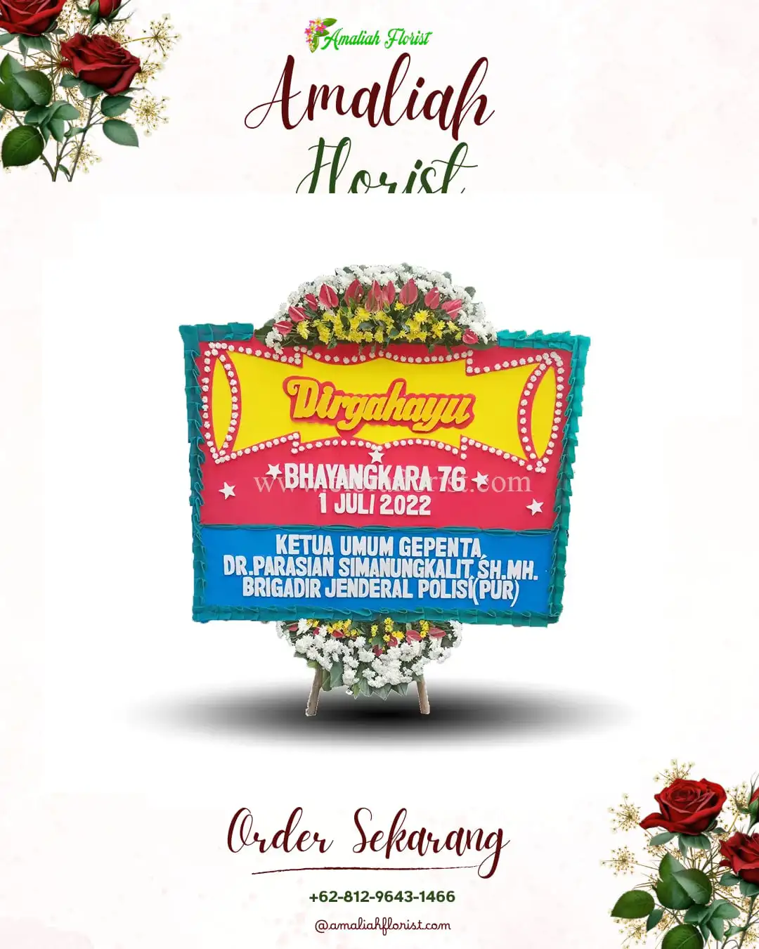 Papan Bunga HUT Ulang Tahun Sigedang